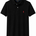Polera Pike Negra - Polo
