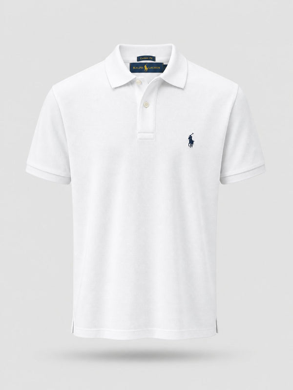 Polera Polo Pike Blanca - Polo
