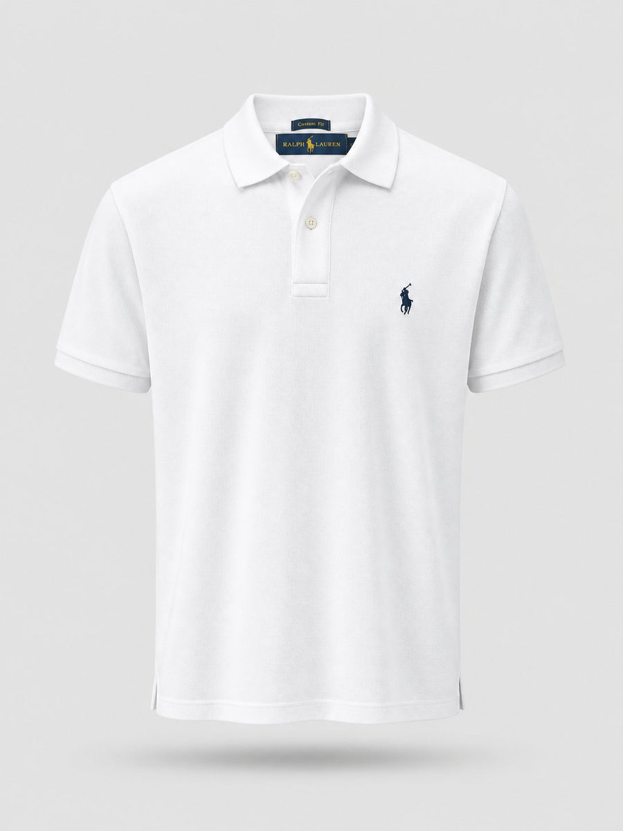 Polera Polo Pike Blanca - Polo