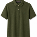 Polera Tommy Piqué Verde Militar - Tommy Hilfiger