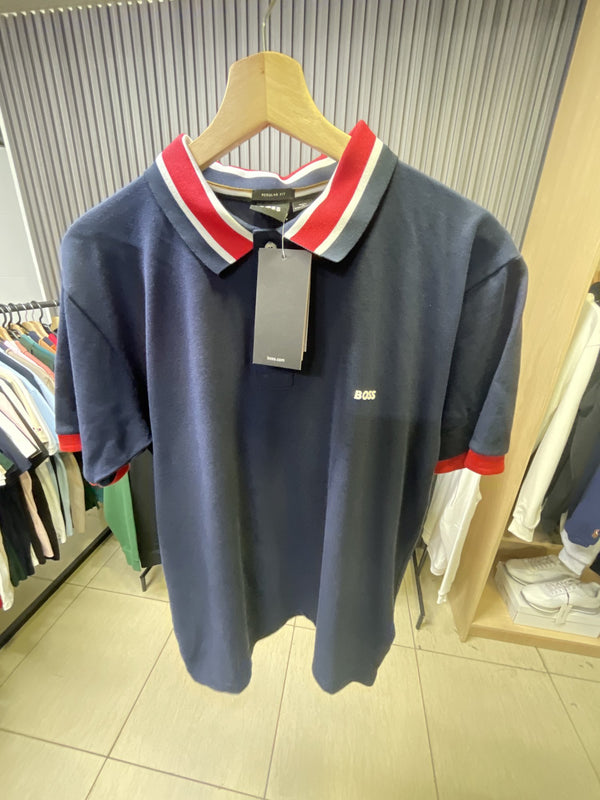 Polera Hugo Boss Pike Azul - Hugo Boss