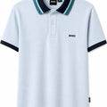 Polera Hugo Boss Pike Celeste 2 - Hugo Boss