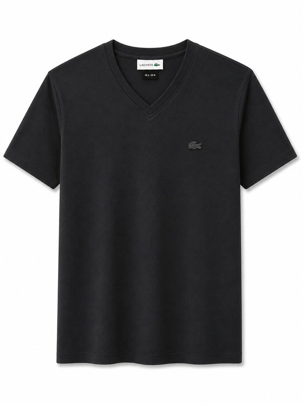Polera Lacoste Negra Basica 1 - Lacoste