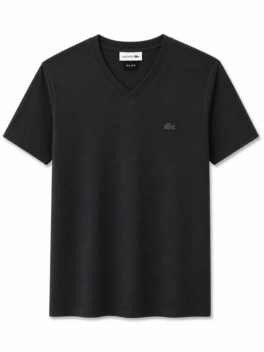 Polera Lacoste Negra Basica 1 - Lacoste