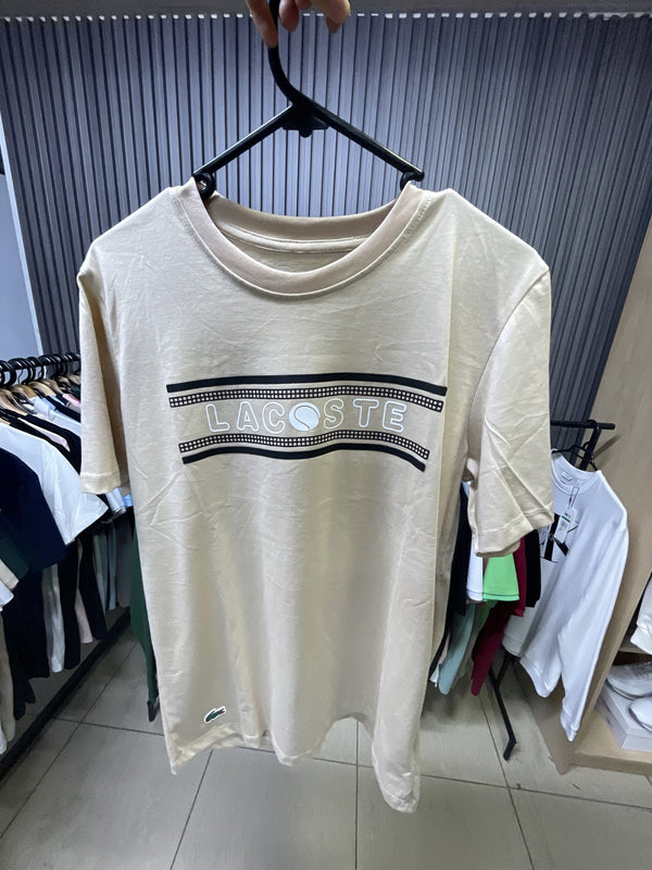 Polera Lacoste Camel Logo Colores 1 - Lacoste
