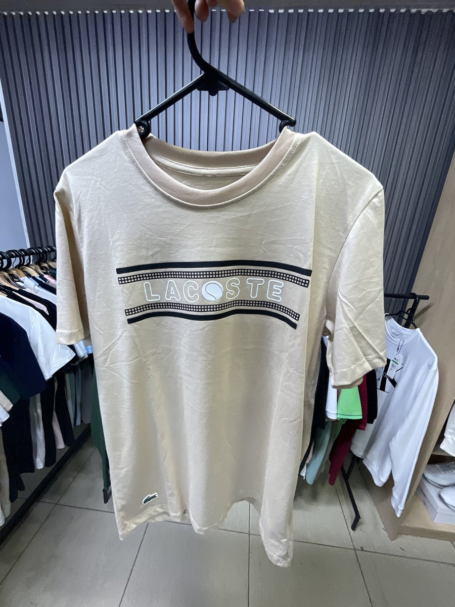 Polera Lacoste Camel Logo Colores 1 - Lacoste