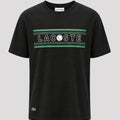 Polera Lacoste Negra Logo Colores 1 - Lacoste