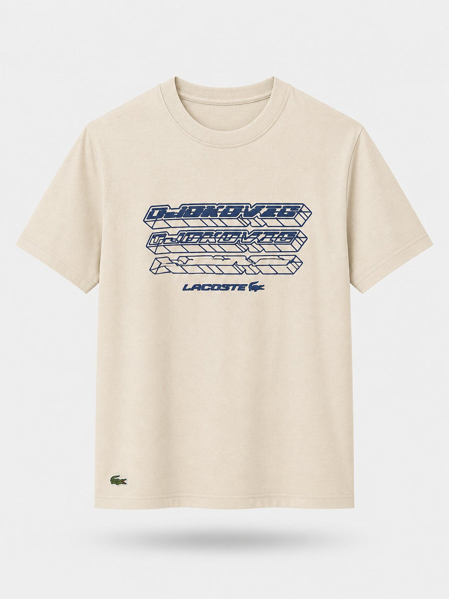 Polera Lacoste Camel Logo Colores 2 - Lacoste