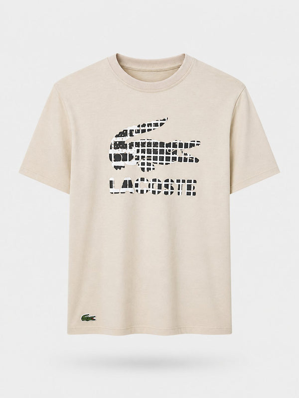 Polera Lacoste Camel Logo Colores 3 - Lacoste