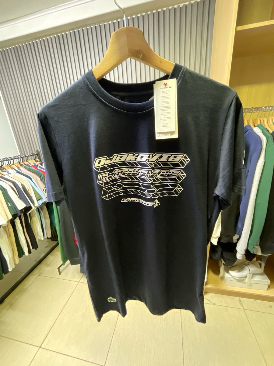 Polera Lacoste Azul Logo Blanco 1 - Lacoste