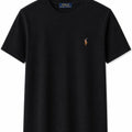 Polera Negra Basica 2 - Polo