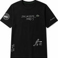 Polera Lacoste Negra Logos Blancos - Lacoste