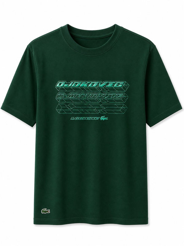 Poleras Lacoste Verde Logo Blanco 2 - Lacoste
