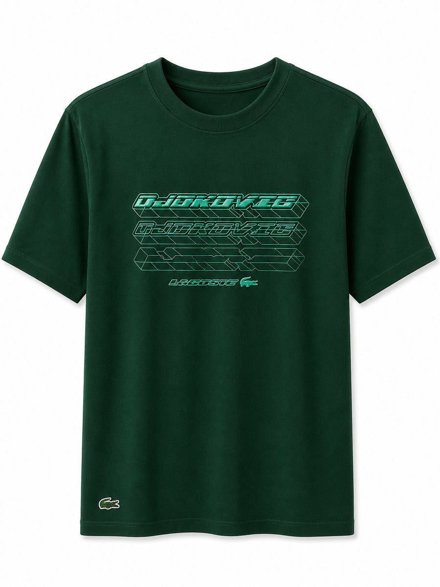 Poleras Lacoste Verde Logo Blanco 2 - Lacoste