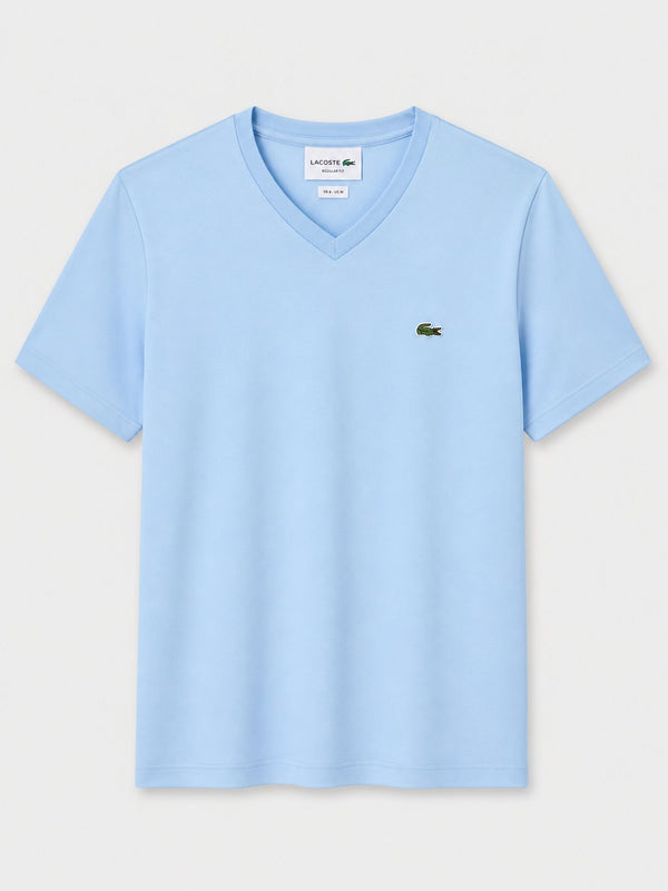 Polera Lacoste Celeste Basica - Lacoste