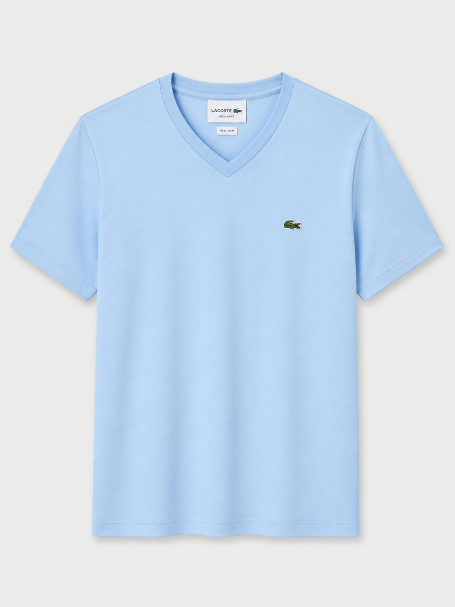 Polera Lacoste Celeste Basica - Lacoste