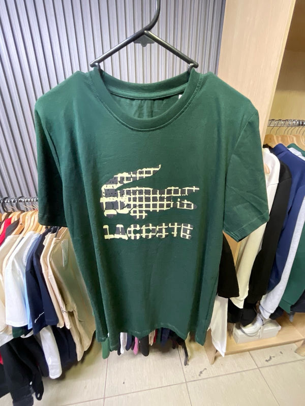 Polera Lacoste Verde Logos Colores - Lacoste
