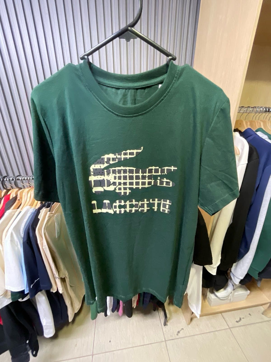 Polera Lacoste Verde Logos Colores - Lacoste