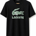 Polera Lacoste Negra Logo Colores 3 - Lacoste