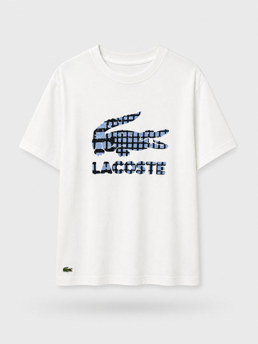Polera Lacoste Blanca Logo Colores 1 - Lacoste