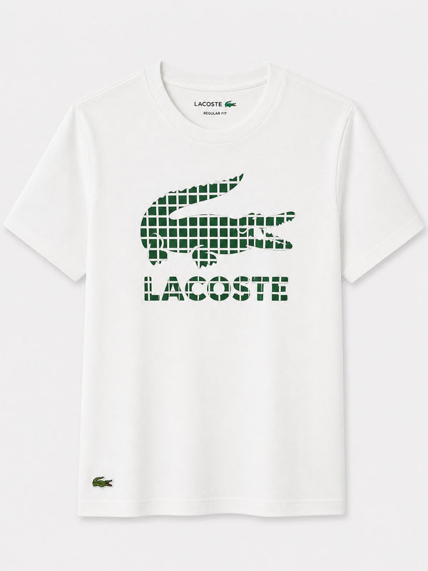 Polera Lacoste Blanca Logo Colores 2 - Lacoste