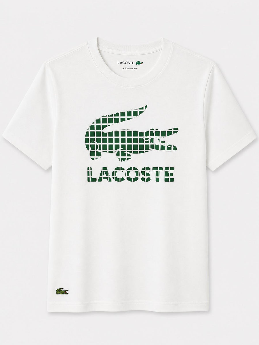 Polera Lacoste Blanca Logo Colores 2 - Lacoste
