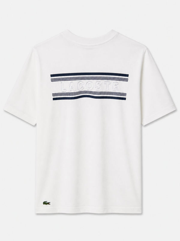 Polera Lacoste Blanca Logo Verde - Lacoste