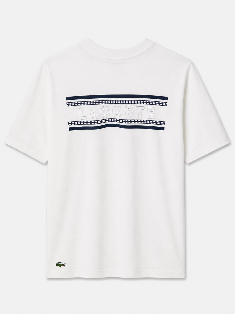Polera Lacoste Blanca Logo Verde - Lacoste