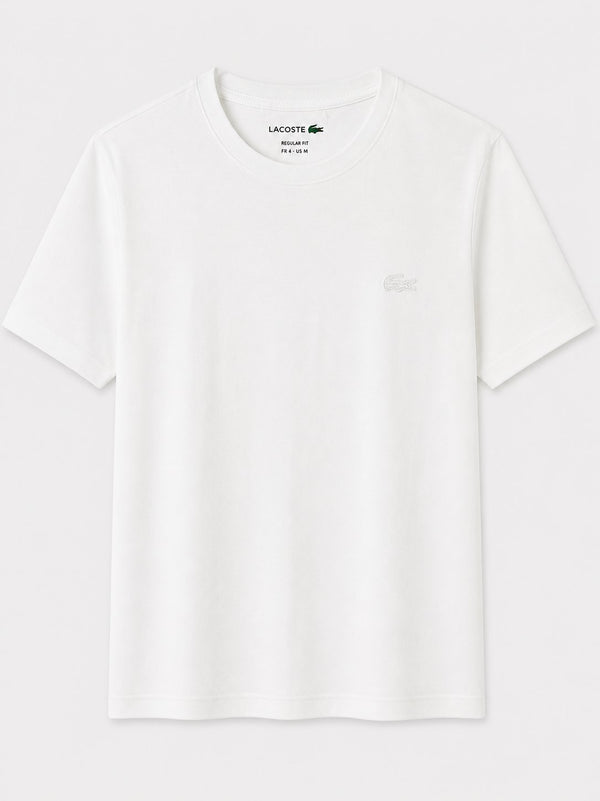 Polera Lacoste Blanca Basica 4 - Lacoste