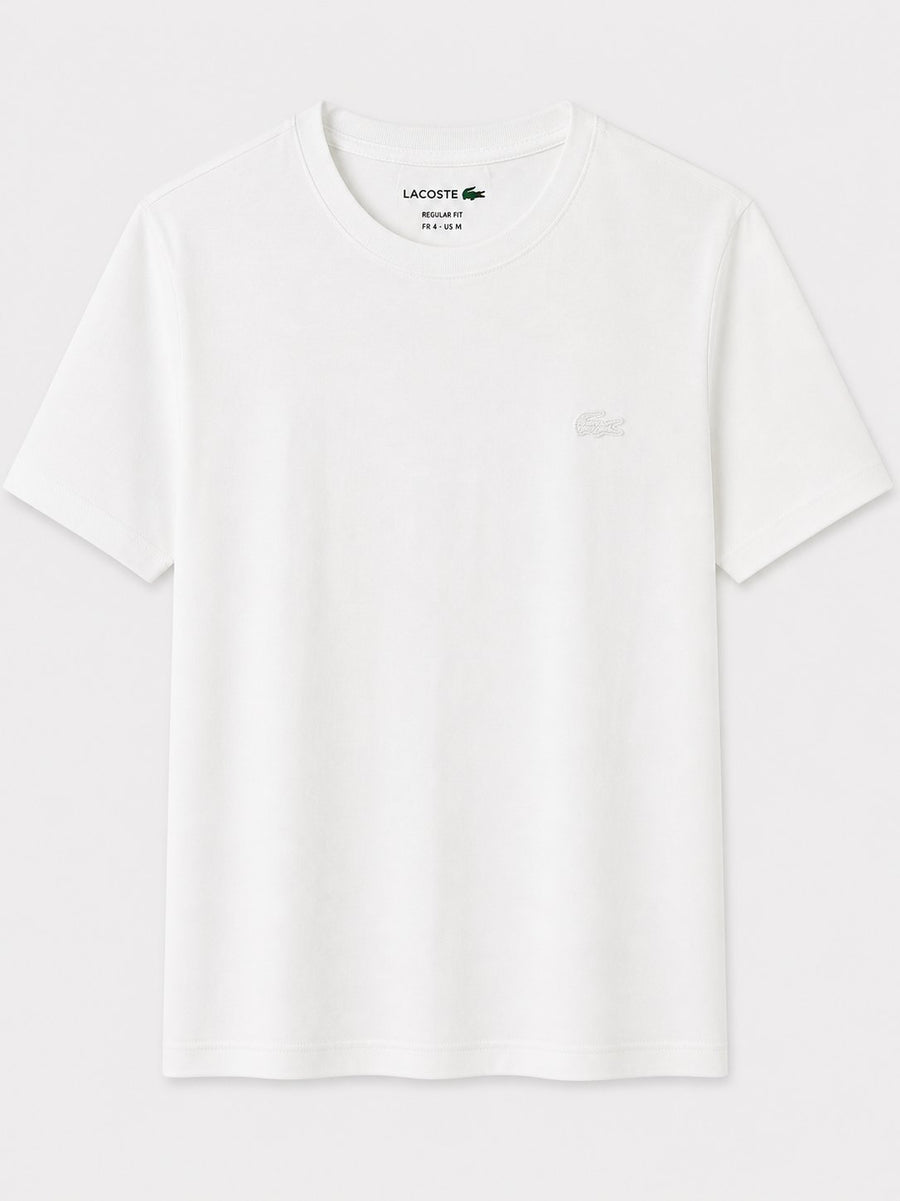 Polera Lacoste Blanca Basica 4 - Lacoste
