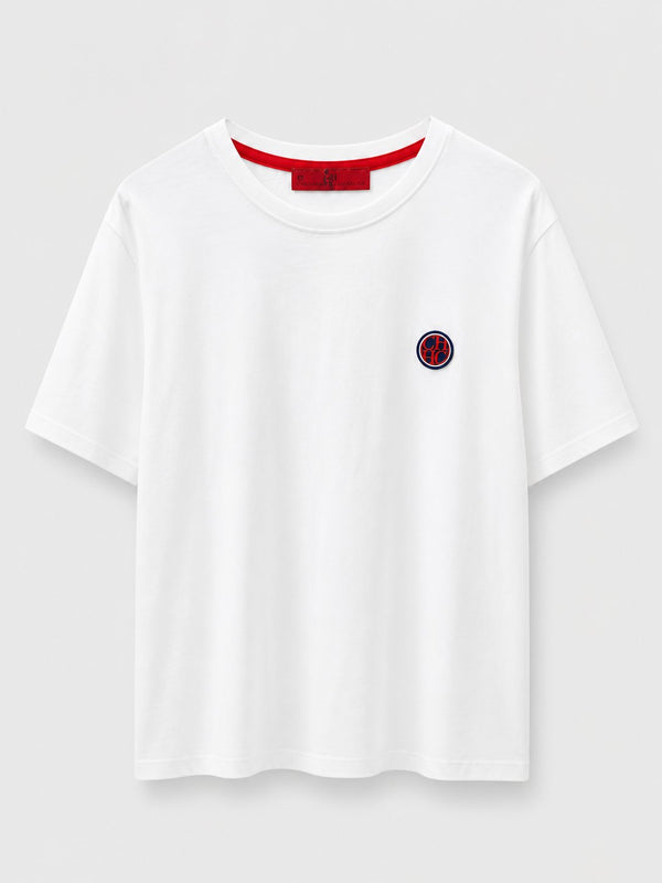 Polera Ch Blanca Basica 1 - Carolina Herrera