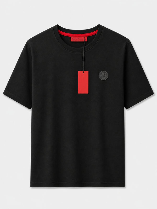 Polera Ch Negra Basica 1 - Carolina Herrera