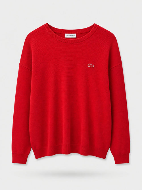 Polerón Lacoste Rojo Básico - Lacoste