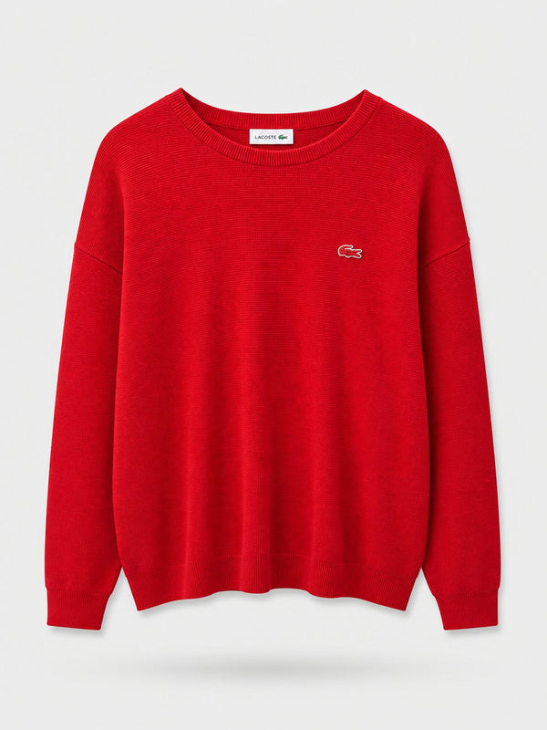 Poleron Lacoste Rojo Basico - Lacoste