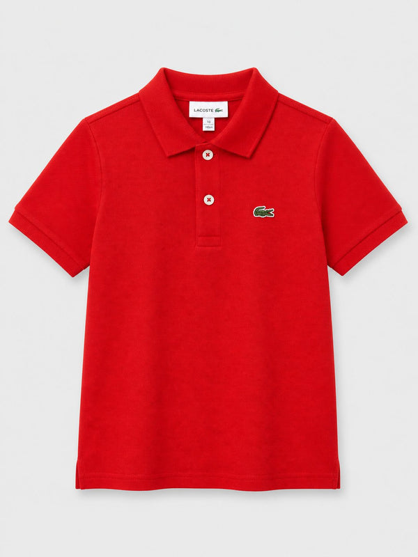 Polera Lacoste Pike Naranja Niño - Lacoste