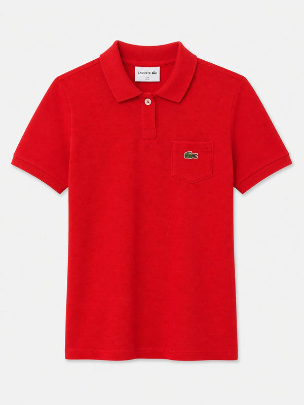 Polera Lacoste Pike Naranja Niña - Lacoste