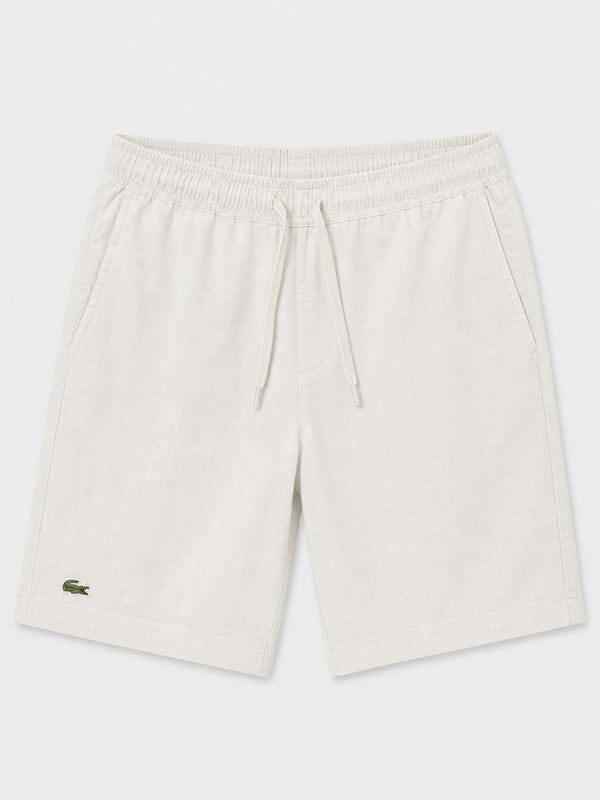 Bermuda Lacoste Blanca Tela - Lacoste