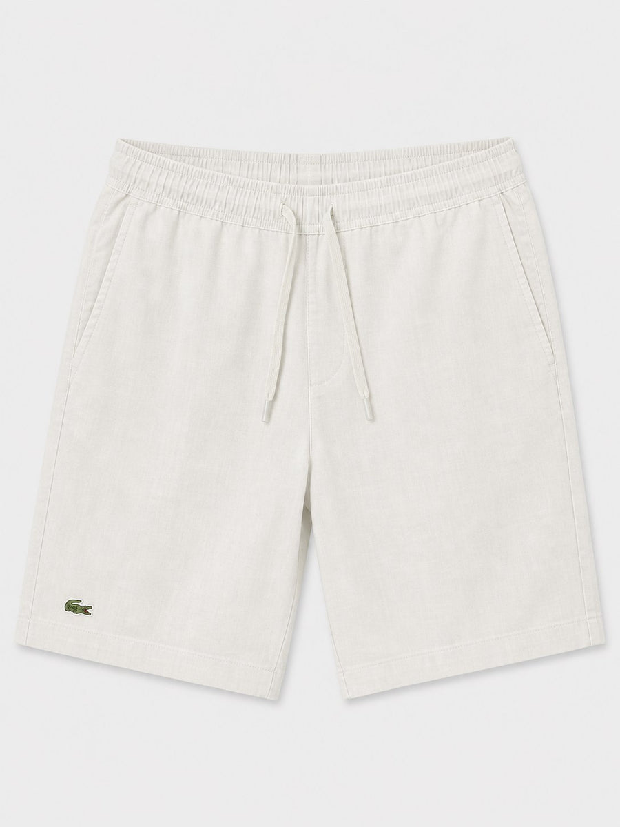 Bermuda Lacoste Blanca Tela - Lacoste