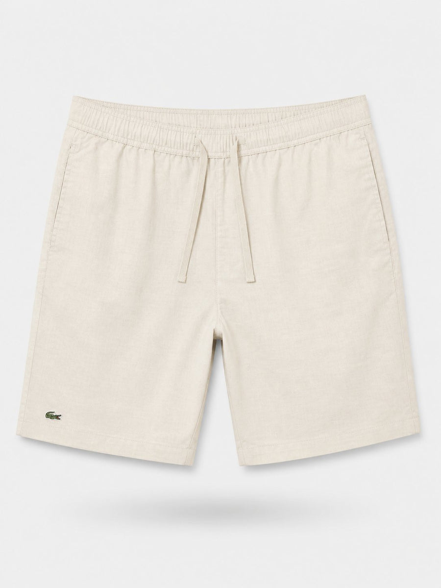 Bermuda Lacoste Crema Tela - Lacoste