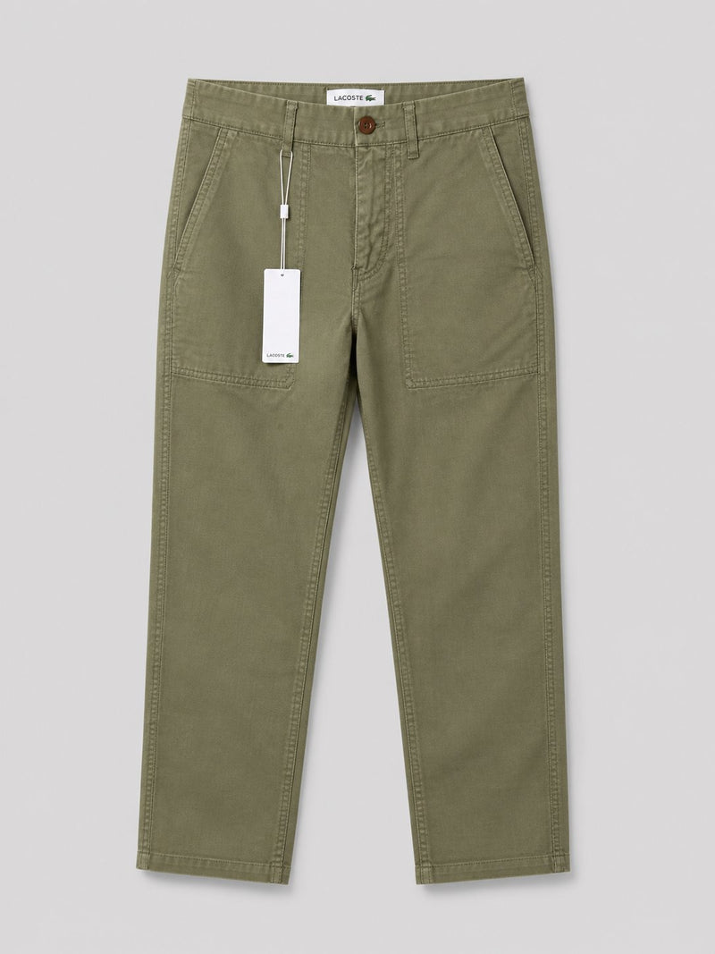 Pantalón Lacoste Verde Tela - Lacoste
