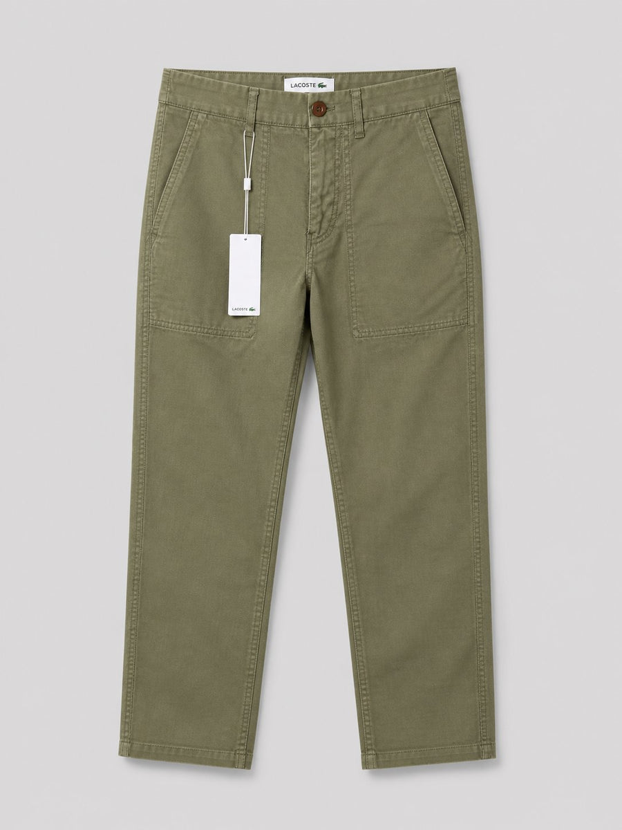 Pantalon Lacoste Verde Tela - Lacoste