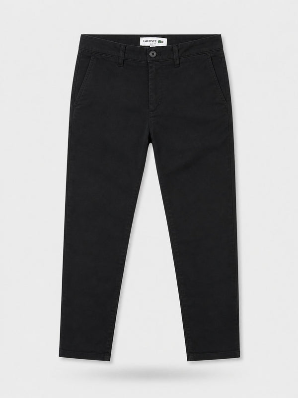 Pantalon Lacoste Negro Tela - Lacoste