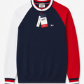 Poleron Tricolor Azul Marino - Tommy Jeans