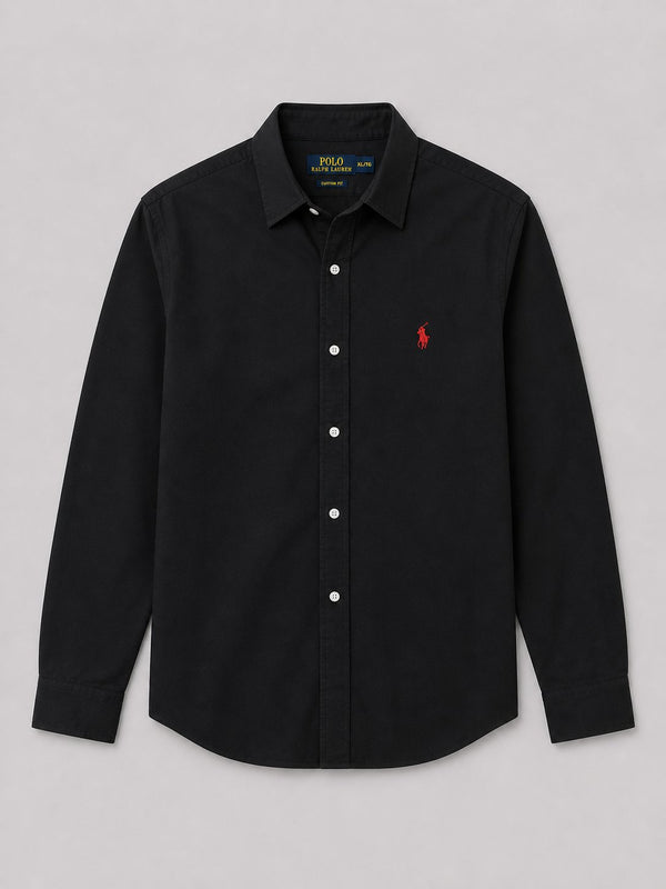 Camisa Polo Negra Mujer - Polo