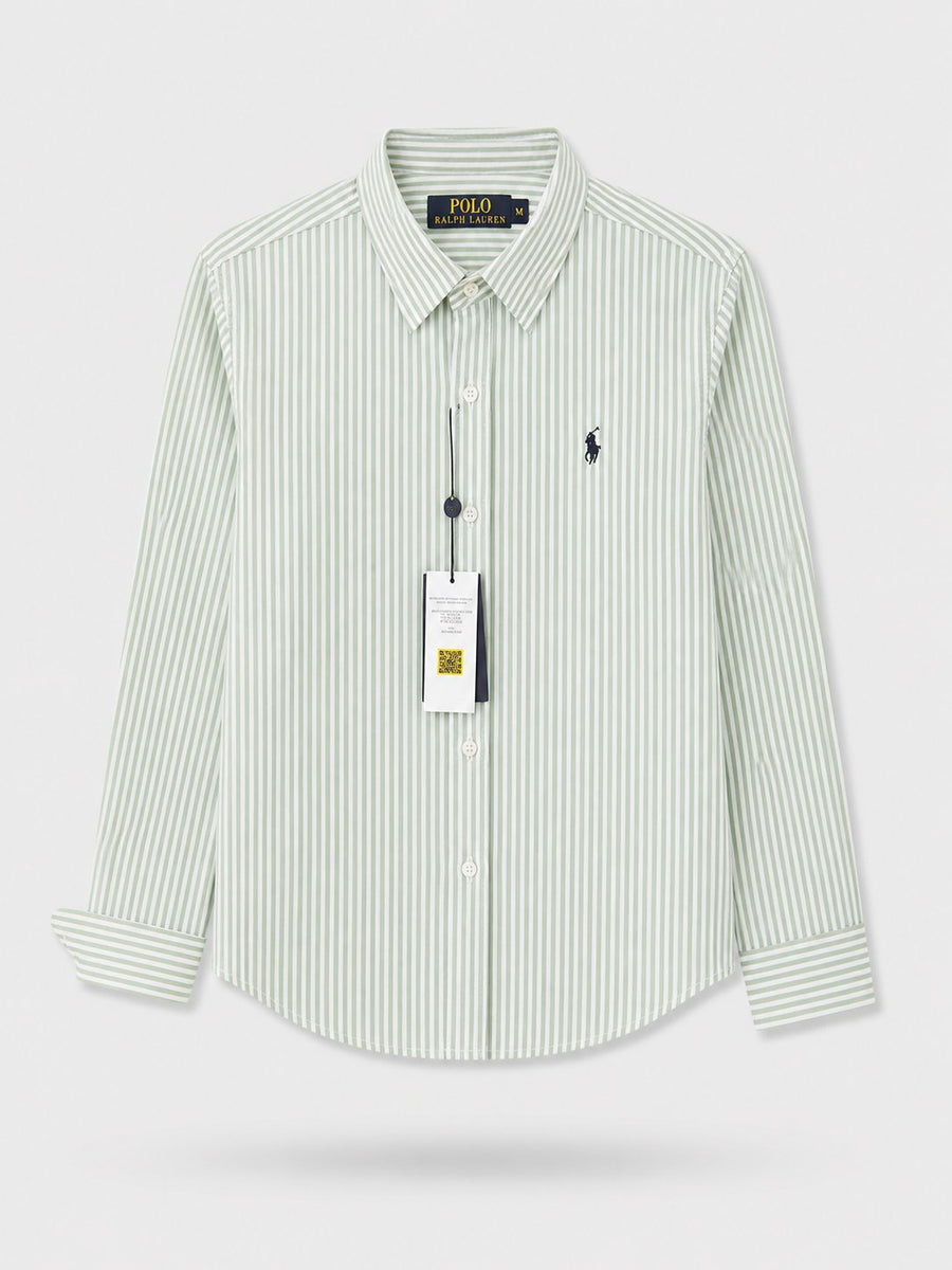 Camisa Polo Ralla Verdes Mujer - Polo