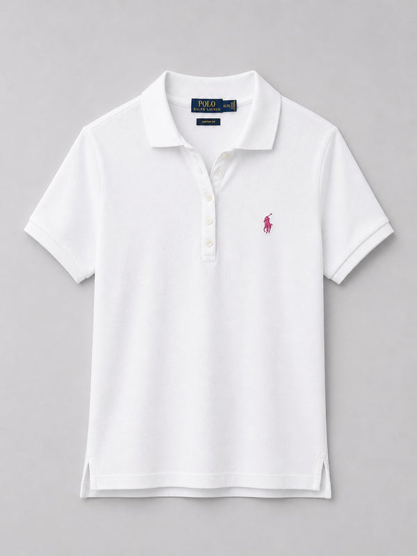 Polera Polo Pike Naranja Mujer - Polo