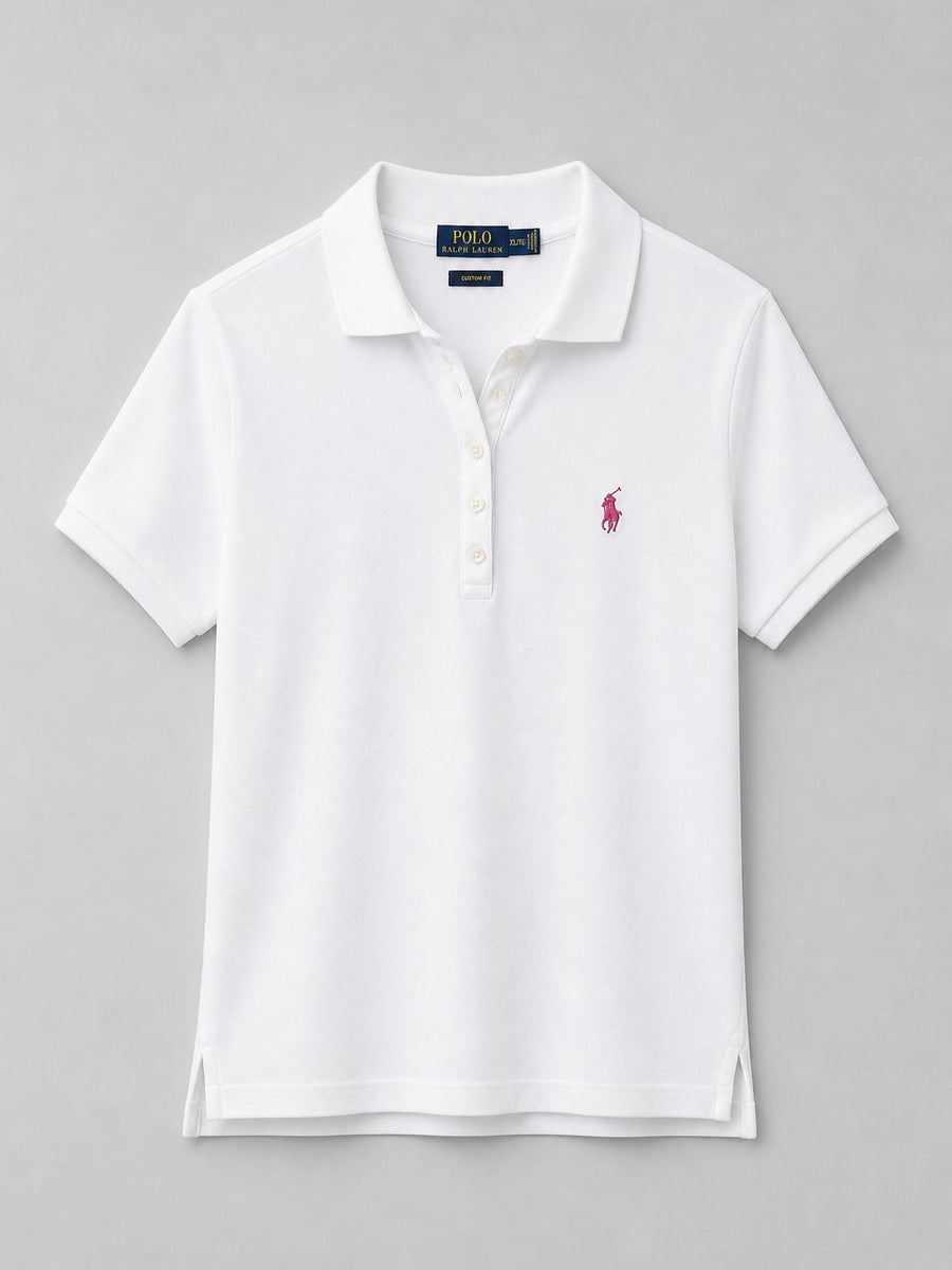 Polera Polo Pike Naranja Mujer - Polo