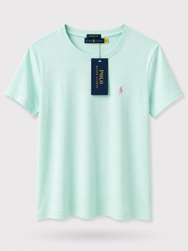 Polera Polo Negra Basica Mujer - Polo