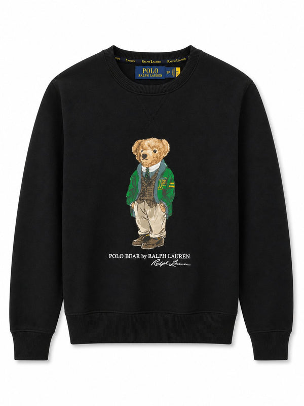 Poleron Negro Bear 2 - Polo