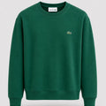 Poleron Verde Logo Verde 1 - Lacoste